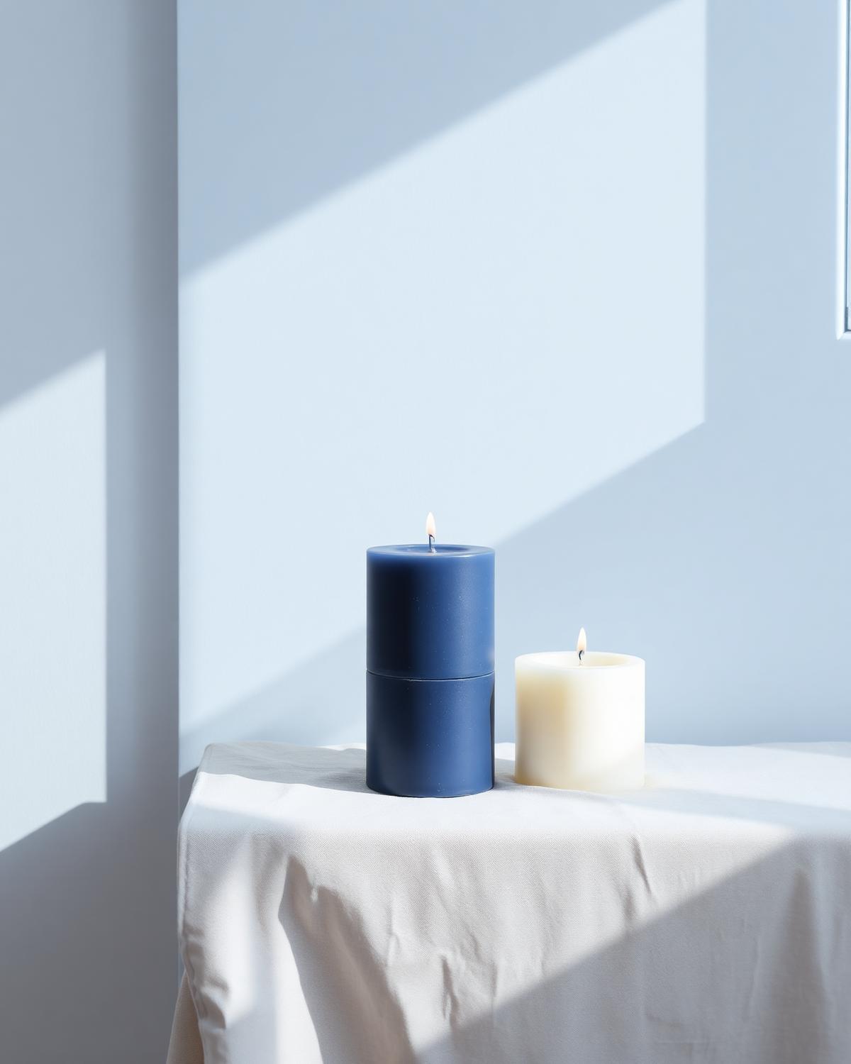 Indigo Hour — handmade candle hand-poured in small batches at AZULLI Studio